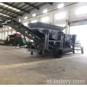 Wheel Mobile Crushing Station Mobile Impact Crusher